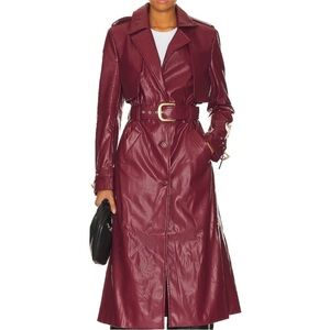 Bardot Burgundy Coat